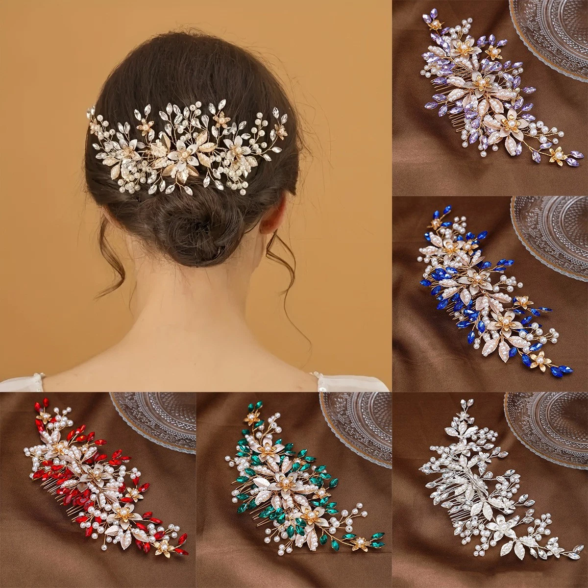 Gold Hair Accessory Collection