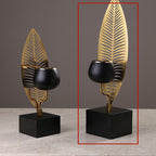 Nordic Ins Electroplated Metal Candle Holder Decorative Ornament