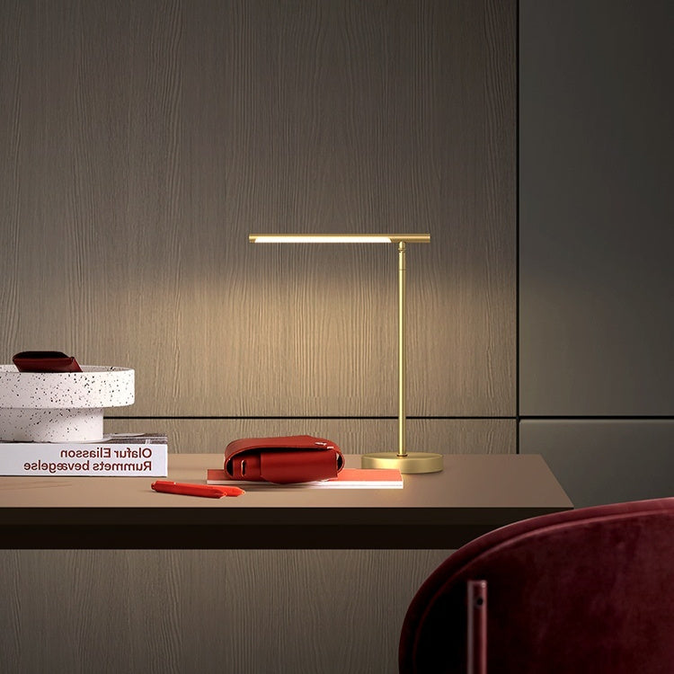 Brass Modern Lamp Luxury Simplicity With Added Rocker Arm Table Lamp