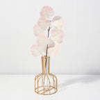 Gold Wrought Iron Vase Photo Shooting Decoration