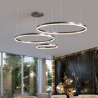 LED Living Room Simple Post-modern Ring Chandelier