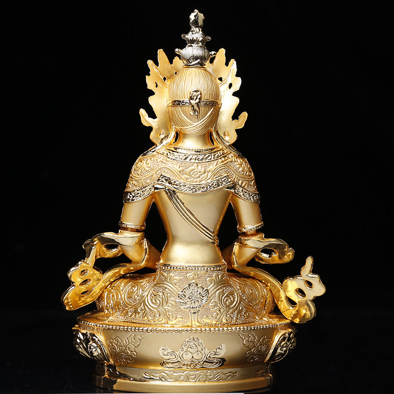 Alloy 5-inch Immeasurable Longevity Buddha Statue