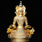 Alloy 5-inch Immeasurable Longevity Buddha Statue