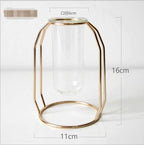 Geometric Rose Gold Vase