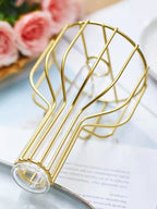 Gold Wrought Iron Vase Photo Shooting Decoration