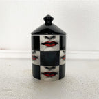 Face Aromatherapy Candle Holder Can Cotton Swab Storage Container