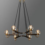 Modern Creative Full Copper Crystal Chandelier
