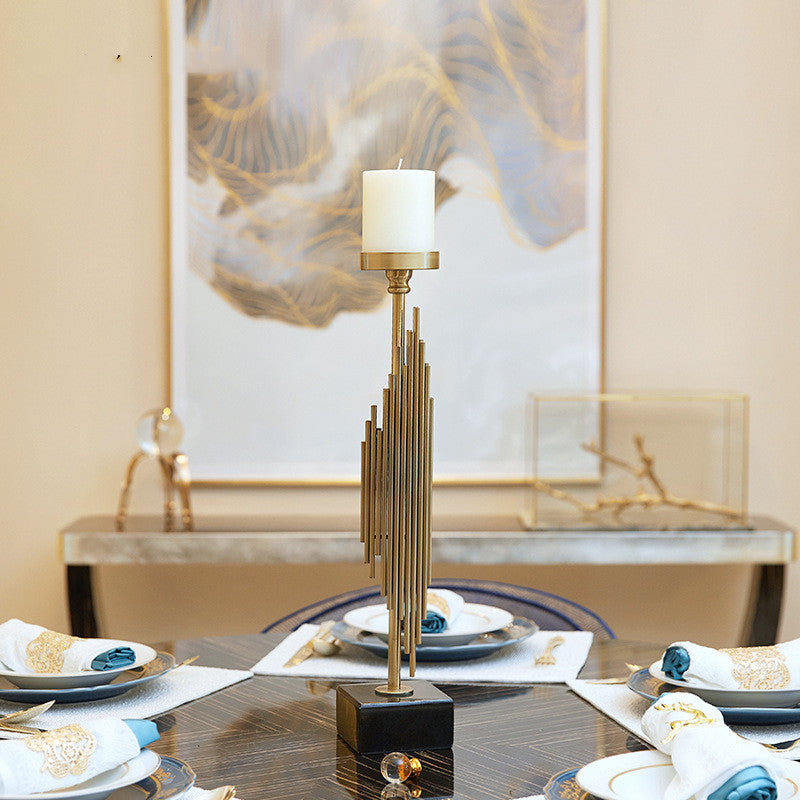 Living Room Study Bedroom Wine Cabinet Decoration Candle Holder