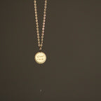 Lucky Goodluck Transfer K Gold Necklace Pendant Pendant