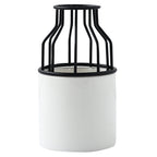Ins Ceramic Vase Flower Planter Wrought Iron Small Vase