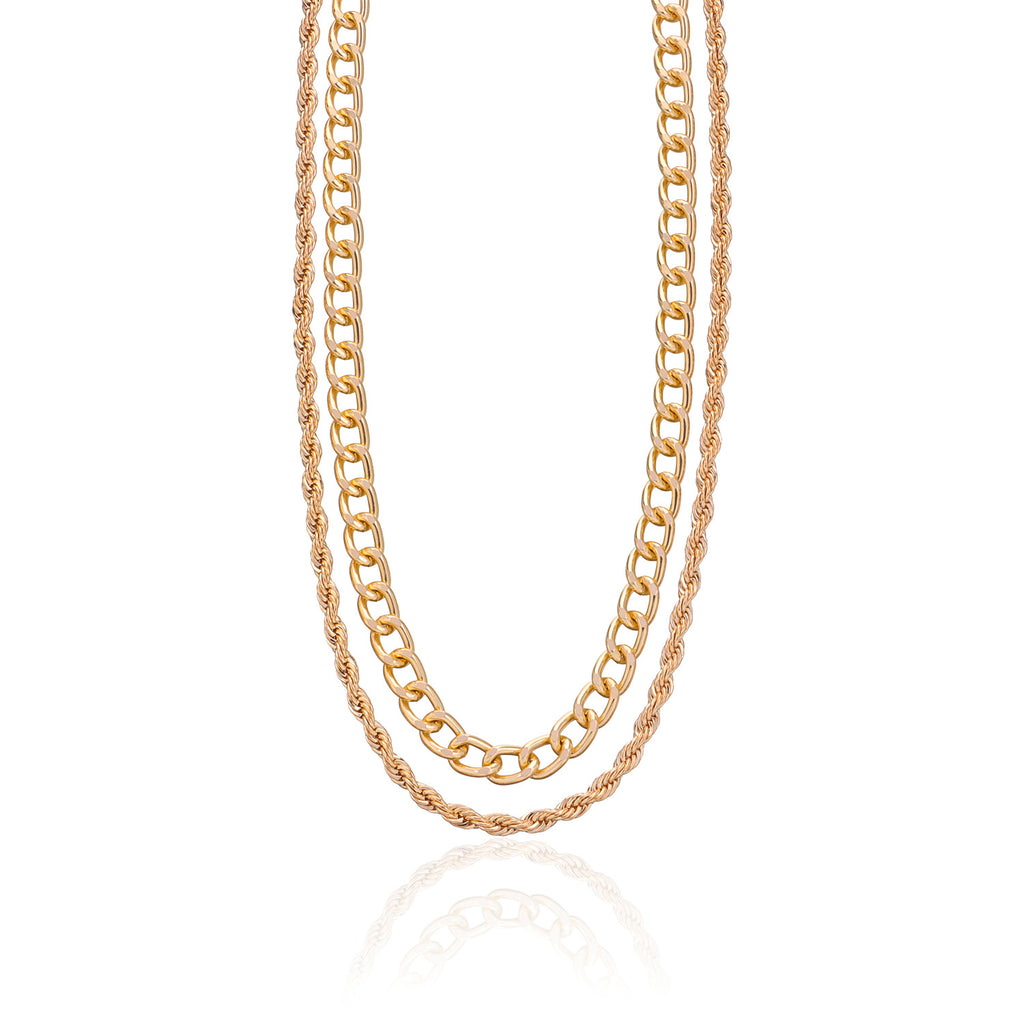 Vintage Bohemia Gold Coin letter Layered Chain Necklace For Women Shell Pearl Moon Long