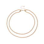 Vintage Bohemia Gold Coin letter Layered Chain Necklace For Women Shell Pearl Moon Long