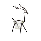 Creative Nordic Style Wrought Iron Elk Candle Holder