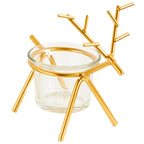 Creative Nordic Style Wrought Iron Elk Candle Holder