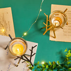 Creative Nordic Style Wrought Iron Elk Candle Holder