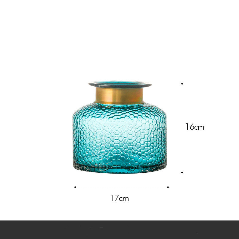 Simple Glass Vase Ornaments Living Room Flower Arrangement Hydroponic Glass