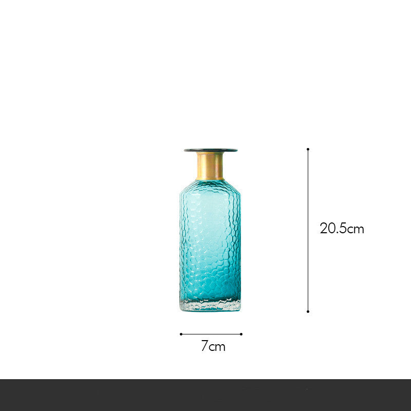 Simple Glass Vase Ornaments Living Room Flower Arrangement Hydroponic Glass