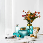 Simple Glass Vase Ornaments Living Room Flower Arrangement Hydroponic Glass