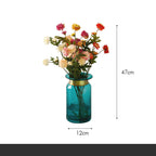 Simple Glass Vase Ornaments Living Room Flower Arrangement Hydroponic Glass