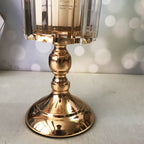 European Style Golden Crystal Candle Holder Cross-Border Home Decoration Ornaments