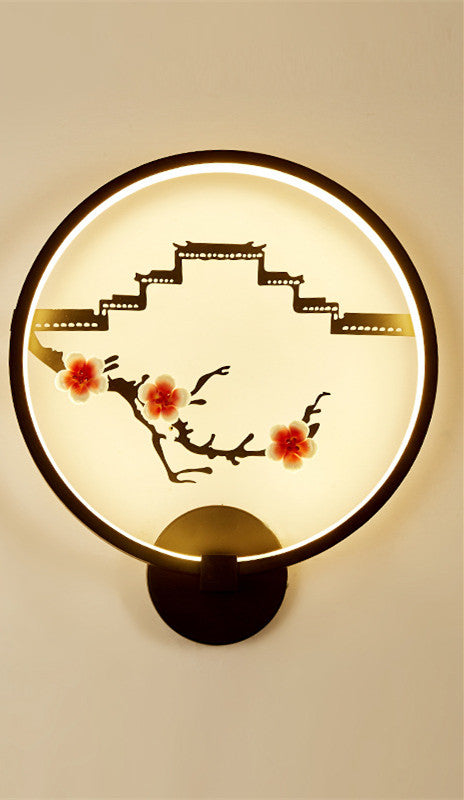 Wall Lamp Living Room Post Aisle Nordic Light Luxury Simple Fashion Personality Creative Fashion Background Wall Bedroom Bedside Lamp