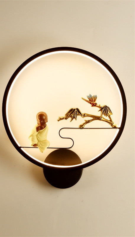 Wall Lamp Living Room Post Aisle Nordic Light Luxury Simple Fashion Personality Creative Fashion Background Wall Bedroom Bedside Lamp