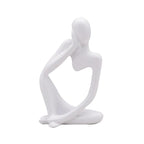 Abstract Thinker Creative Resin Sculpture Statue Character Craft Jewelry Sandstone Statue Decoration