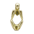 Abstract Thinker Creative Resin Sculpture Statue Character Craft Jewelry Sandstone Statue Decoration