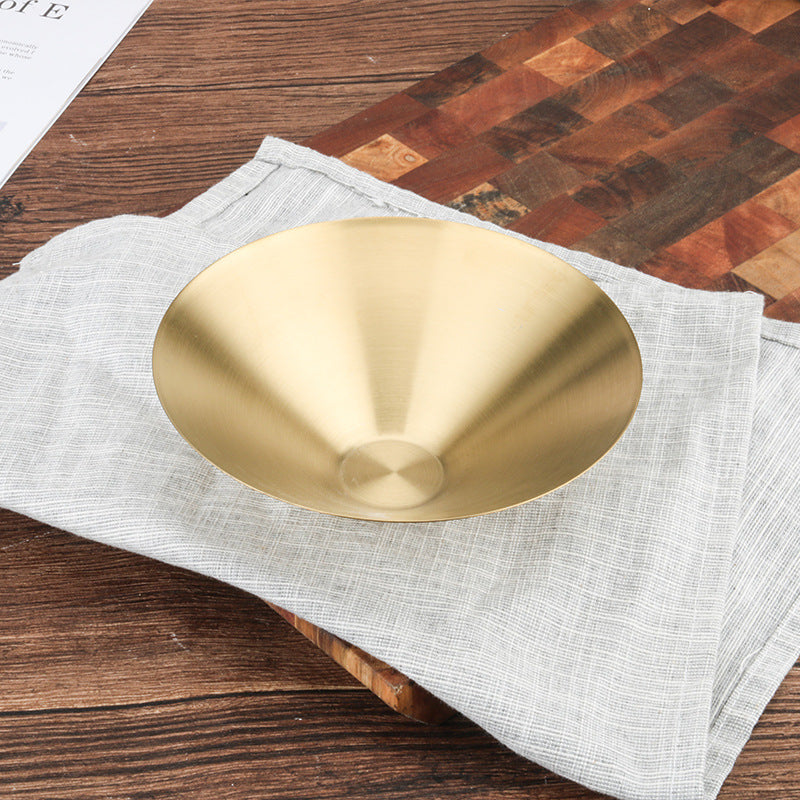 Japanese Style Ramen Bowl 304 Stainless Steel Single Layer Korean Creative Bowl