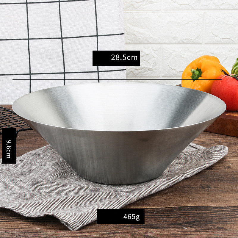 Japanese Style Ramen Bowl 304 Stainless Steel Single Layer Korean Creative Bowl