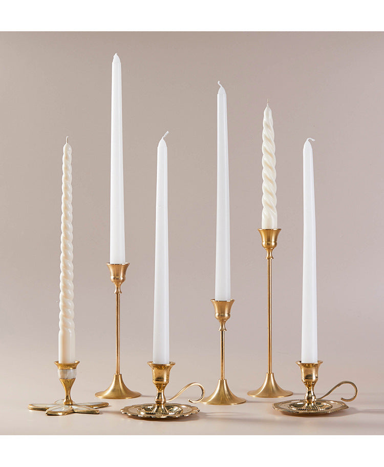 Spiral Long Brush Holder Aromatherapy Candle Birthday Gift Party Decorations Bedroom Companion