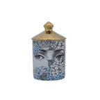 Face Aromatherapy Candle Holder Can Cotton Swab Storage Container