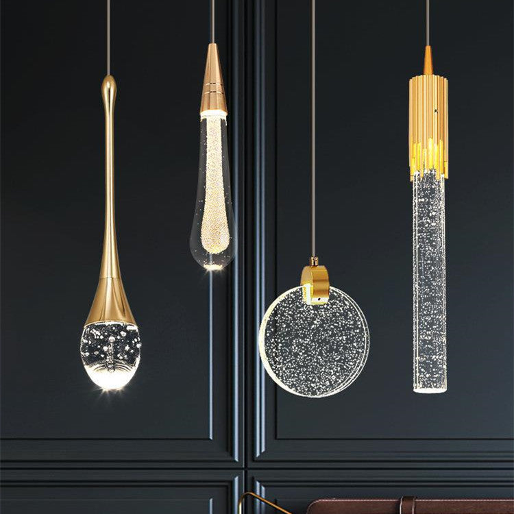 Bedroom Bedside Small Chandelier Net Red Light Luxury Bedside Table