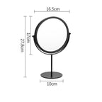 Makeup Mirror Dressing Desktop Bedroom Large Size Wall Hanging Iron Art