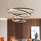 LED Living Room Simple Post-modern Ring Chandelier