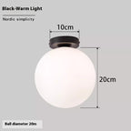Nordic Simple Round Spherical Wall Lamp