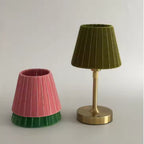 Adjustable Height LED Cordless Fabric Table Lamp