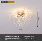 Lamp In The Living Room Dandelion Crystal Chandelier