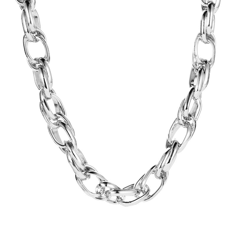 Choker exaggerated punk style lady necklace