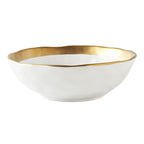 Plate Black And White Gold Ceramic Rice Noodle Bowl Small Dish