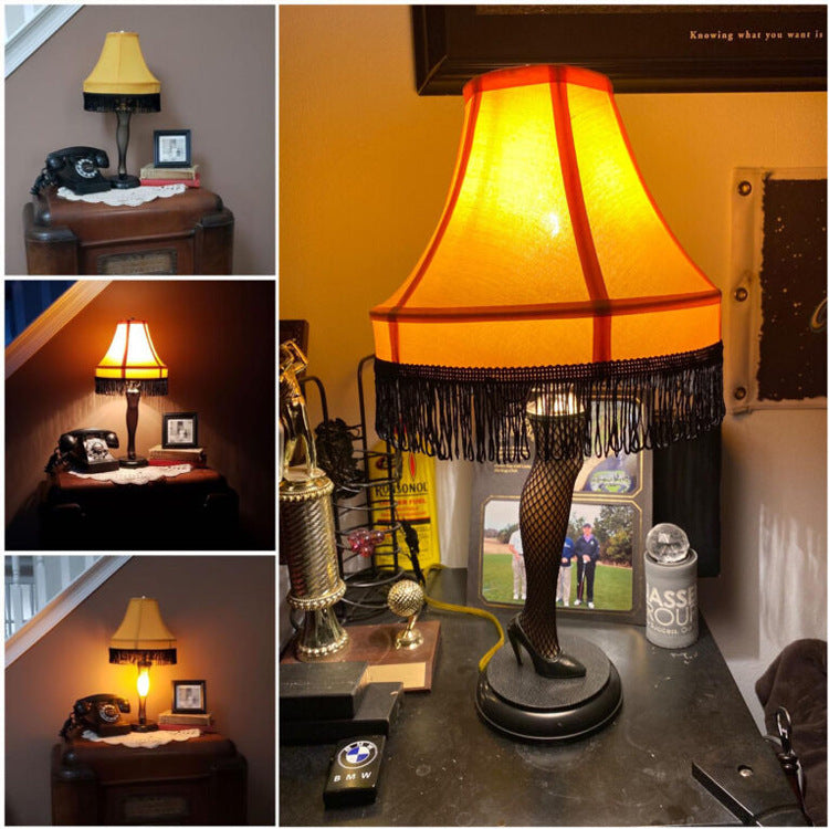 Creative Retro Stockings Long Legs Table Lamp