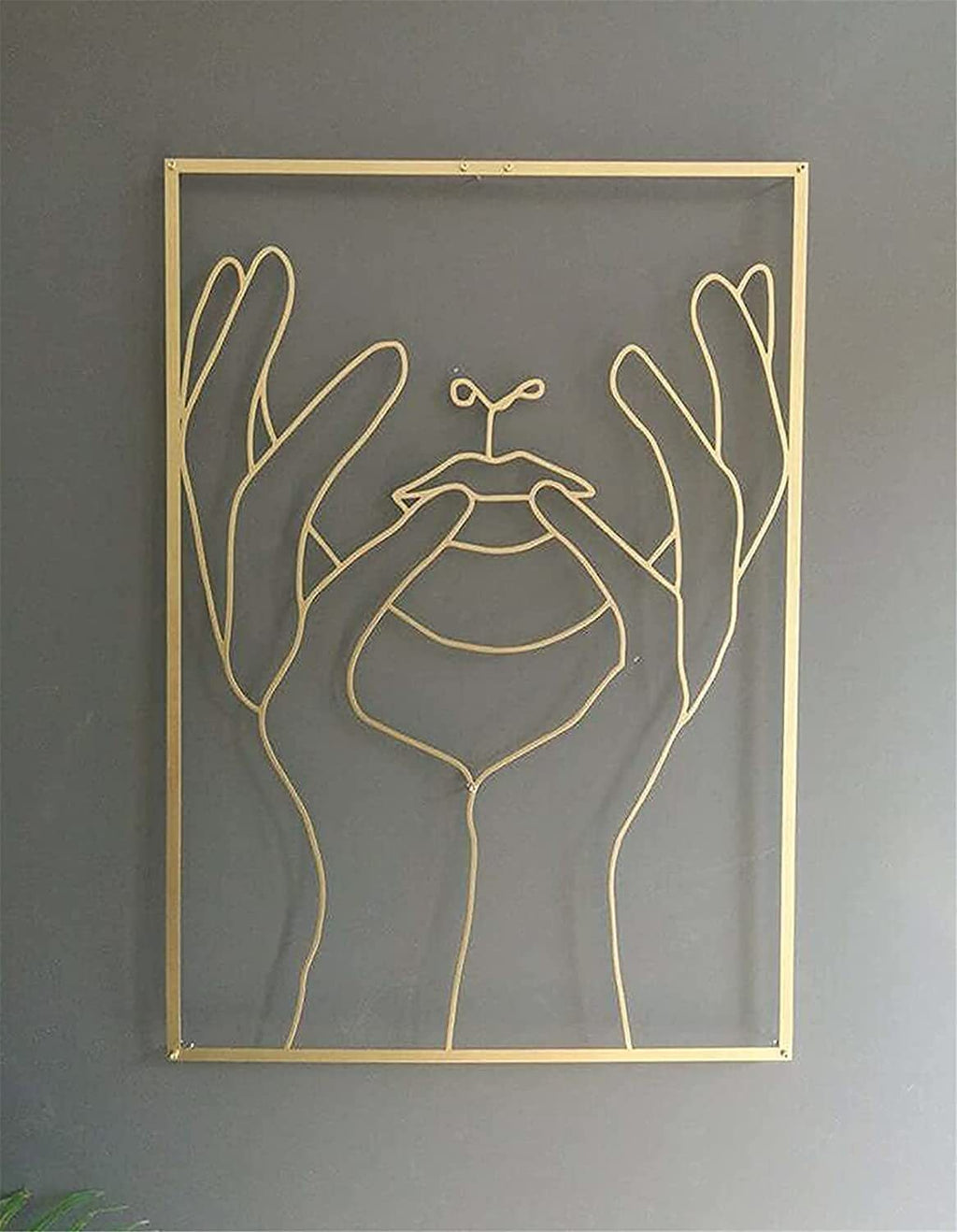 Female Line Art Acrylic Wall Decoration  Body
