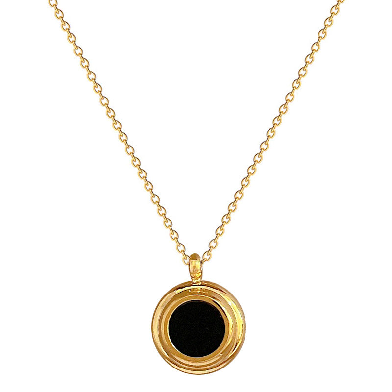 Solace Reversible Gold Pendant Necklace