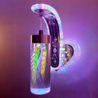 Oval Acrylic Crystal Hanging Hotel Bedroom Warm Light Decorative Wall Lamp