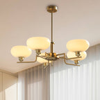 Living Room Chandelier Retro Cream Bedroom Dining Room Lamps