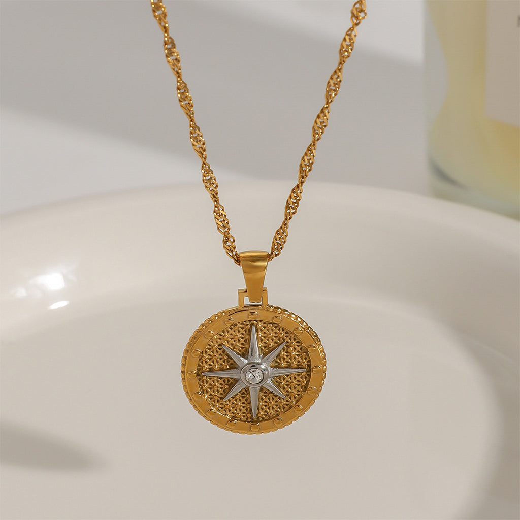 Parker Gold Star Pendant Necklace