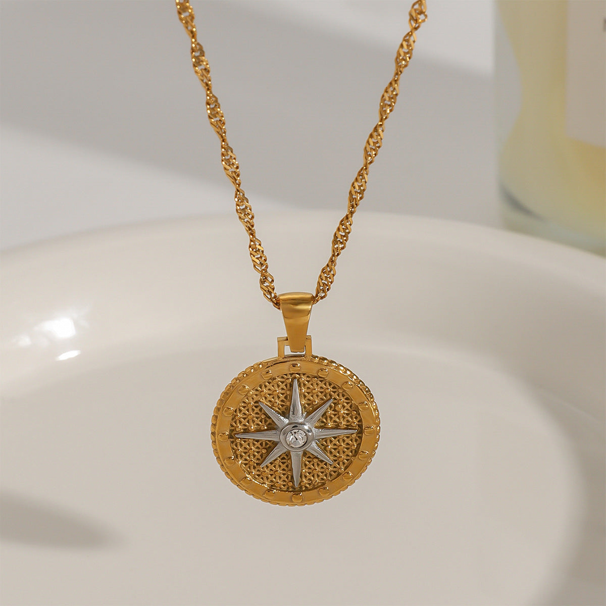 Parker Gold Star Pendant Necklace