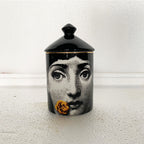 Face Aromatherapy Candle Holder Can Cotton Swab Storage Container