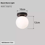 Nordic Simple Round Spherical Wall Lamp