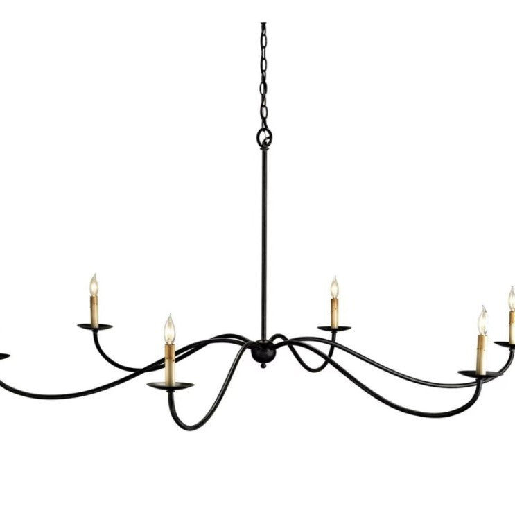 American Retro Style Copper Chandelier French Entry Lux Simple